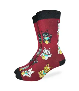 Women's Lucky Waving Cat Socks