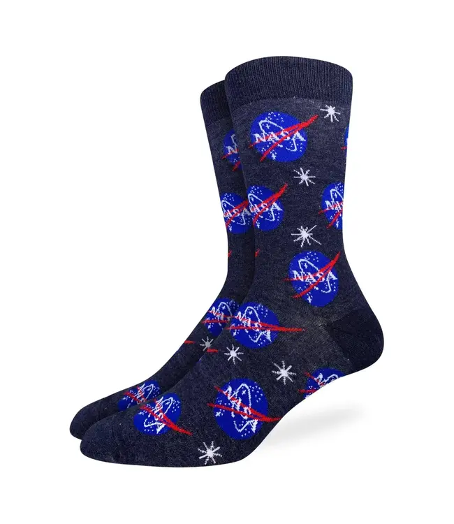 Men's Blue Nasa Socks