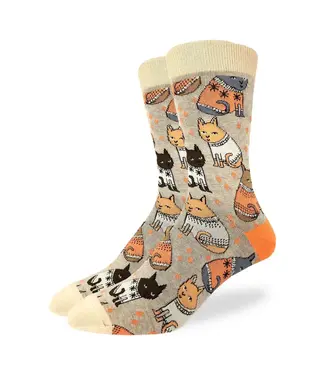 Men's Sweater Cats Socks