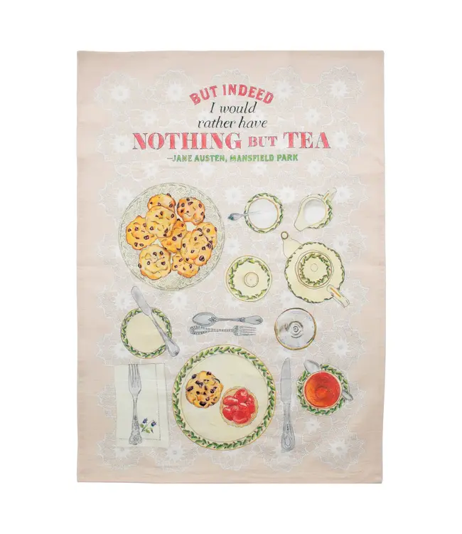 Jane Austen Tea Towel