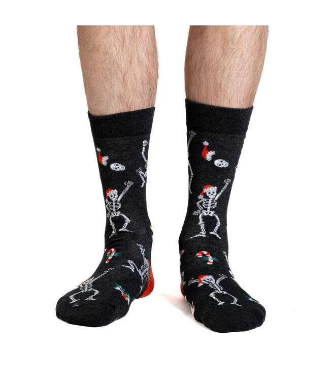 Men's Chrisitmas Skeletons Socks