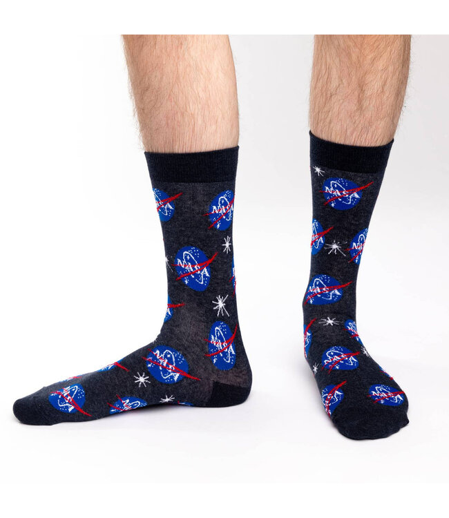 Men's Blue Nasa Socks
