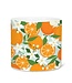 Lg Orange & Blossom Planter 6.5"