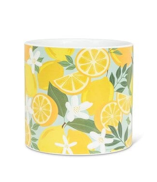 Abbott Lg Lemon & Blossom Planter 6.5"