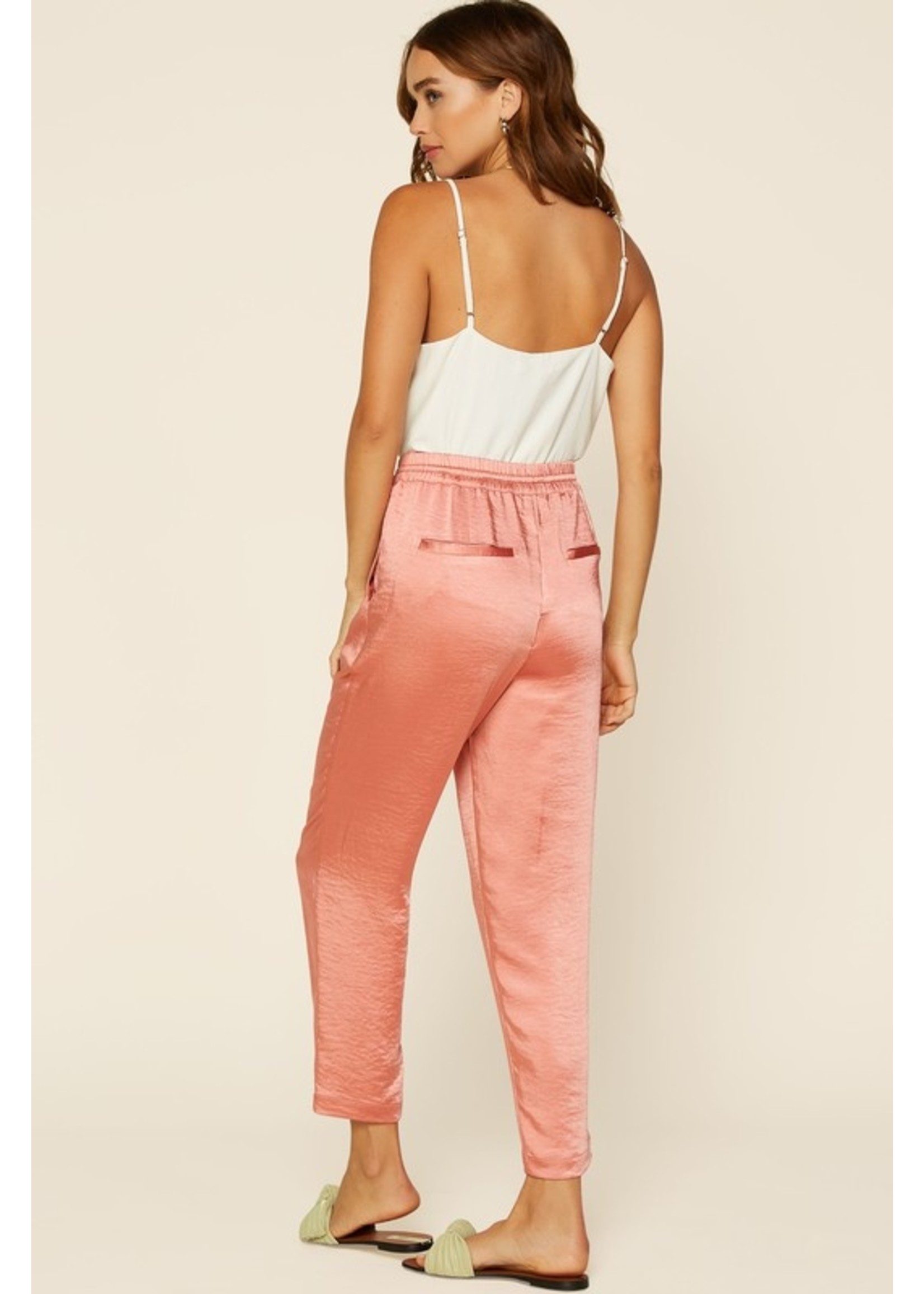 Easy Pull-On Satin Pant