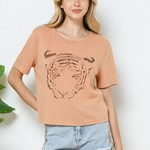 Stone Washed Tiger Tee