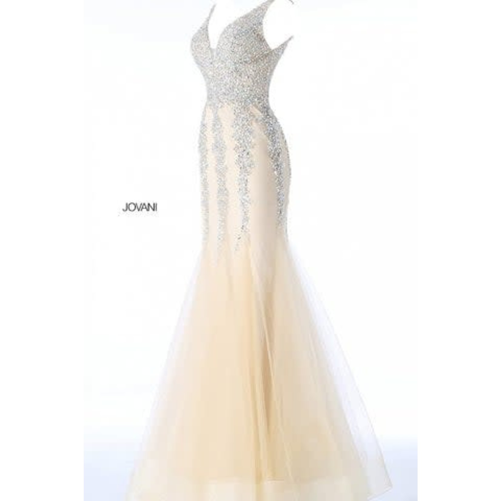 Jovani 63700A  Rhinestone Mermaid Gown