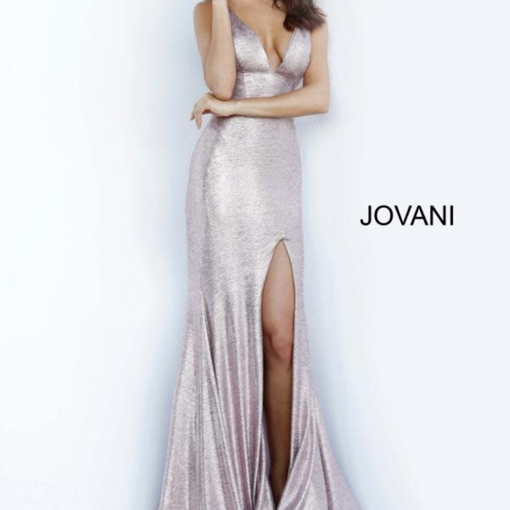 Jovani 67963A Metallic Gown