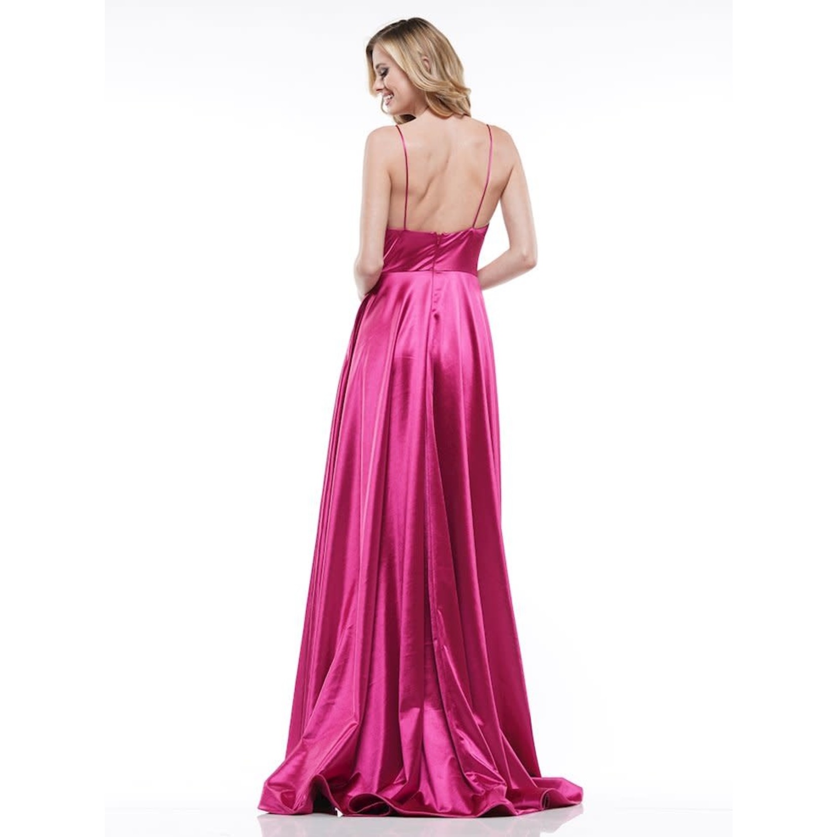 Colors 2184 Satin Gown