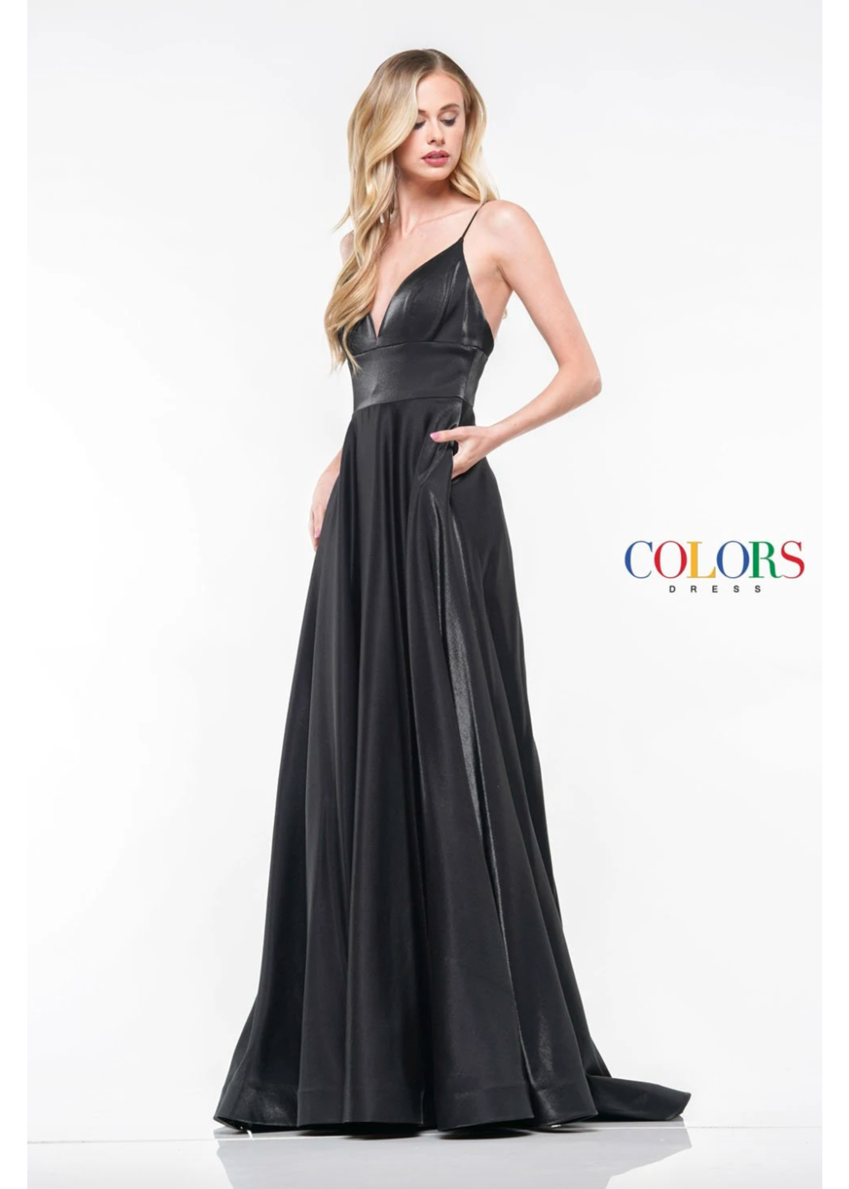 Colors 2184 Stretch Satin w/ Sweetheart Neck