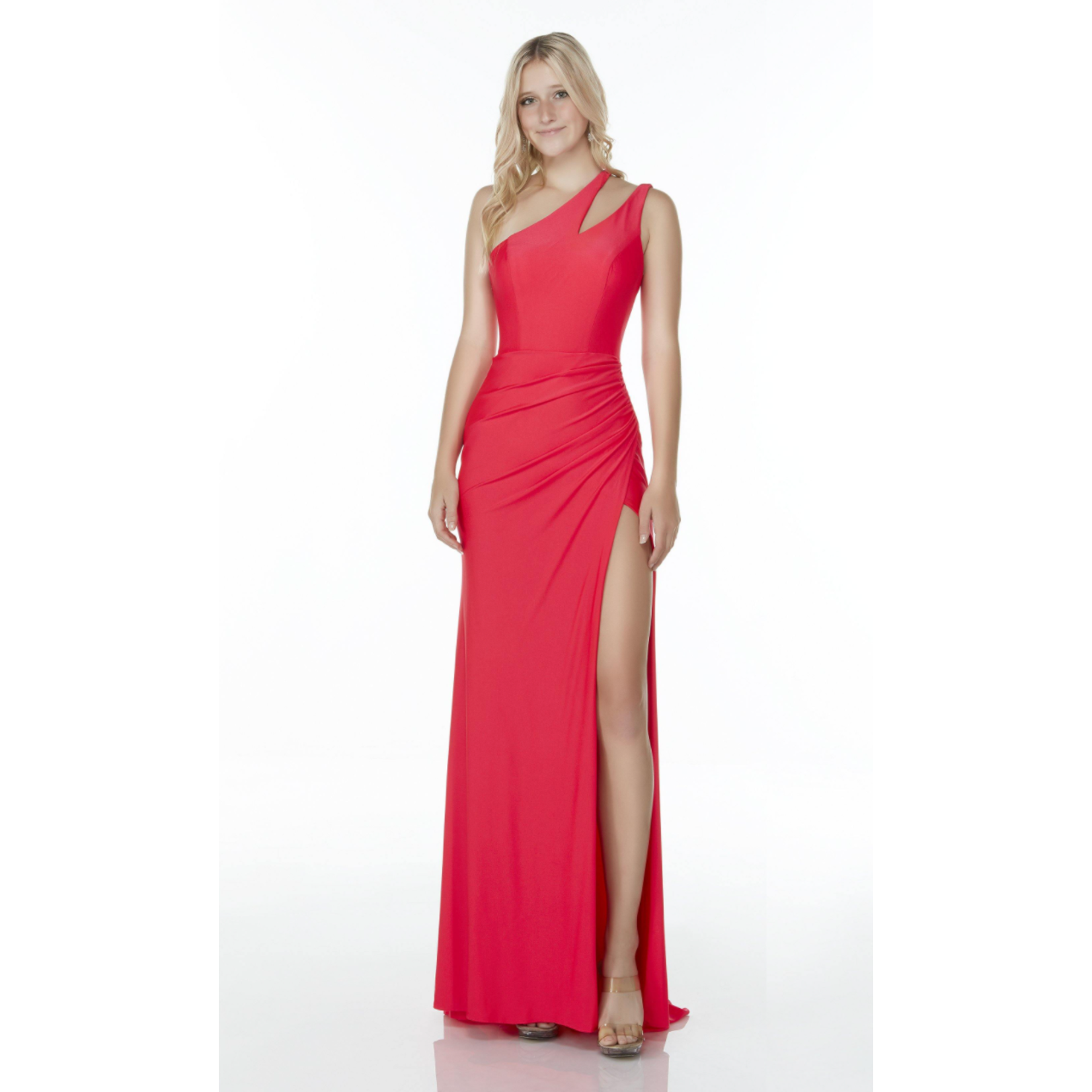 Alyce Paris Alyce 61164 One Shoulder Draped Gown