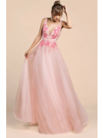 Andrea & Leo A&L A0072 Peony Tulle A-Line Gown