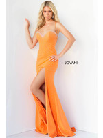 Jovani Jovani 07383A Jersey Embellished Prom Gown