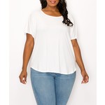Fabina Bamboo Dolman Relaxed Fit Tee
