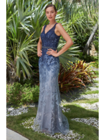 Montage Mon Cheri 122903W Ombre All Over Lace Gown
