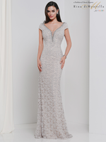 Colors RD2656 Lace Gown w/ Small Cap Sleeve