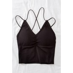 Trend Notes Rib Knit Bra Top