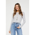 Another Love Sanja  Cropped Ribbed Top