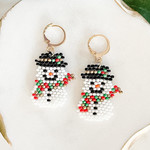 Lou & Co. Snowman Beaded Earrings