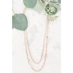 Lou & Co. Two Layer Chain Necklace