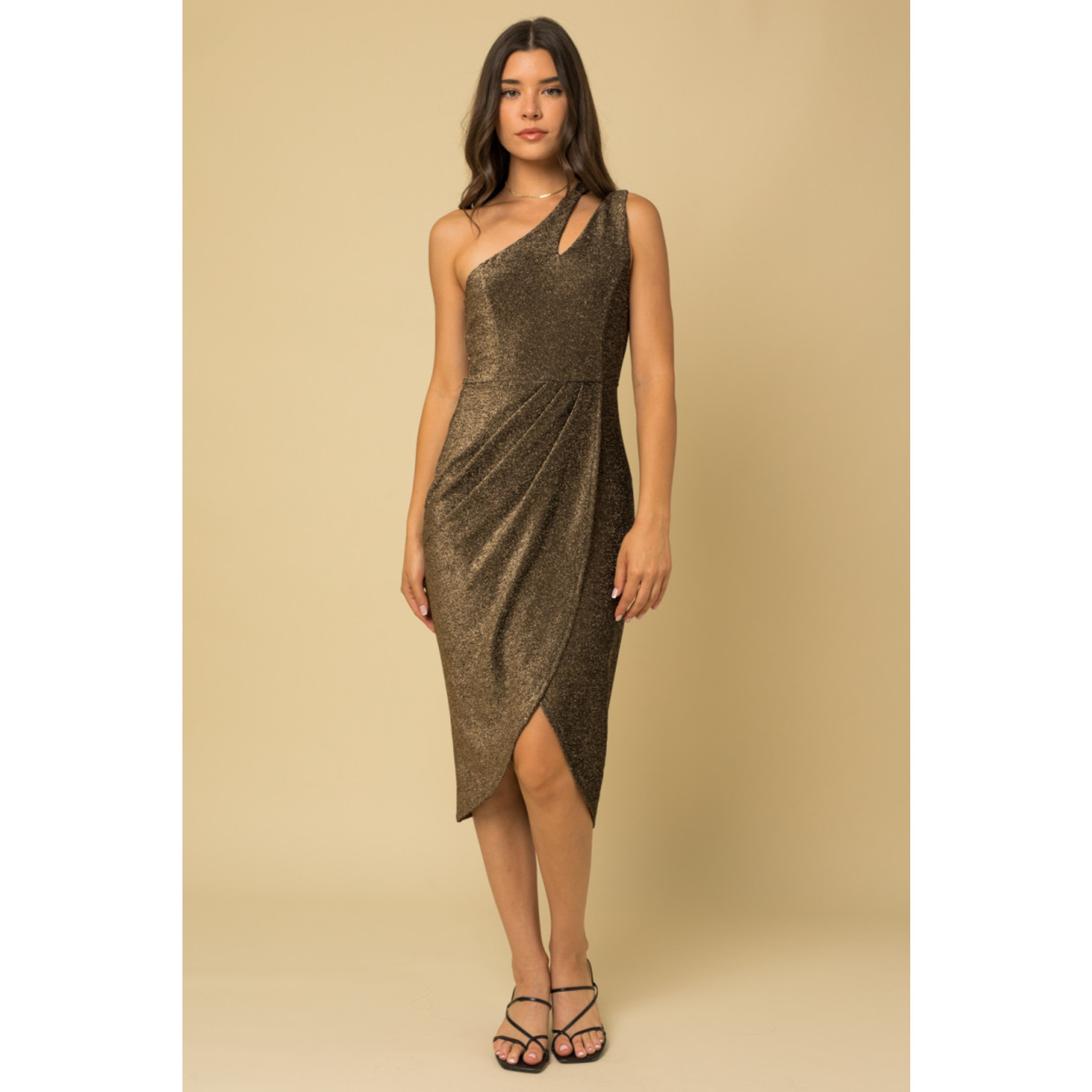 Gilli Metallic Shimmer Dress