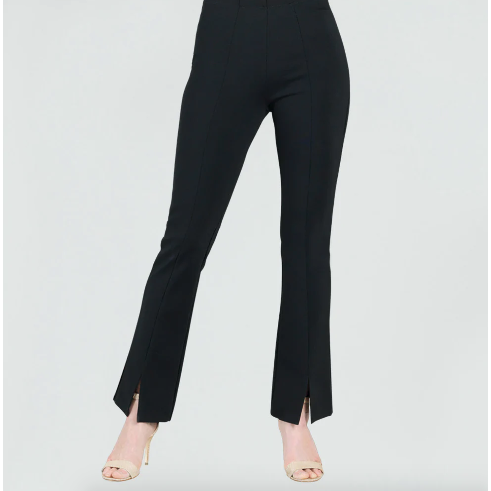 Ponte pants with front seam