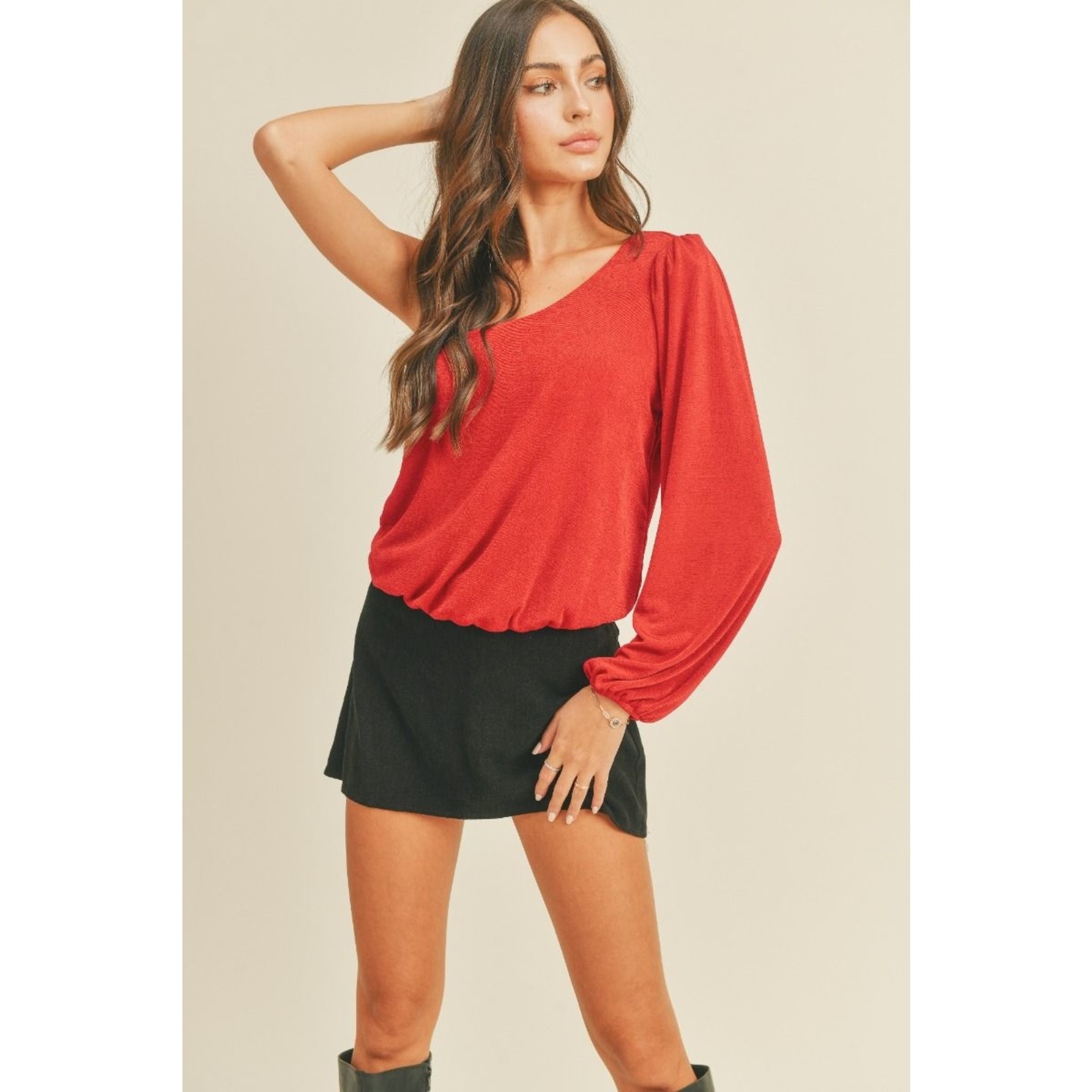 Lush One Sleeve Top