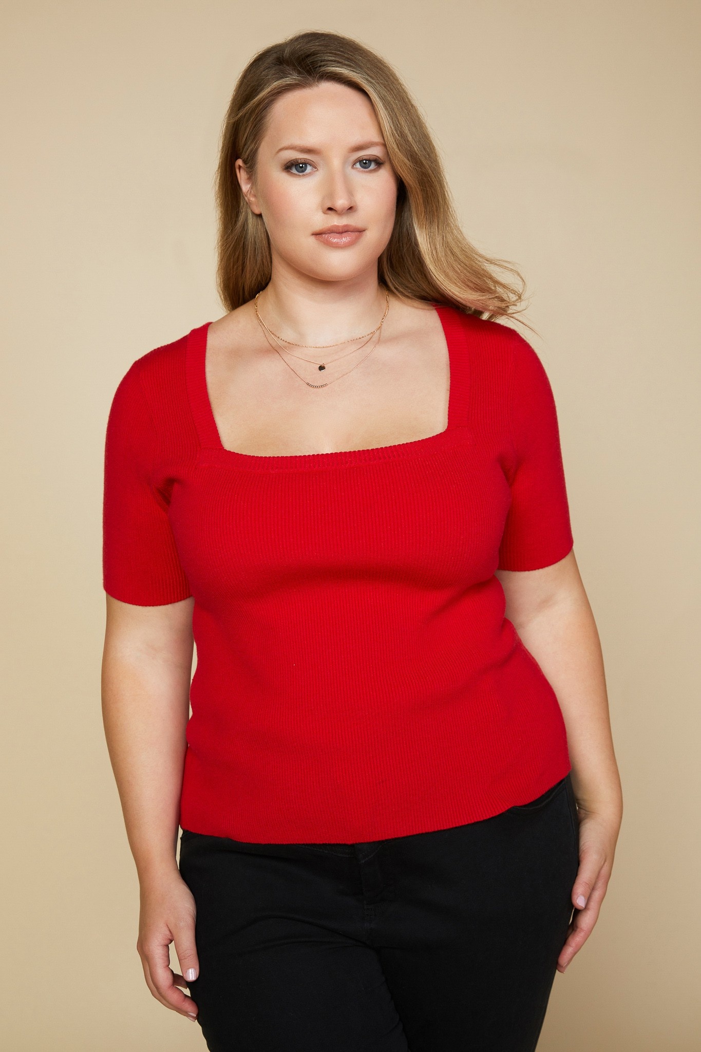 Square Neck Top Lola's on 3rd