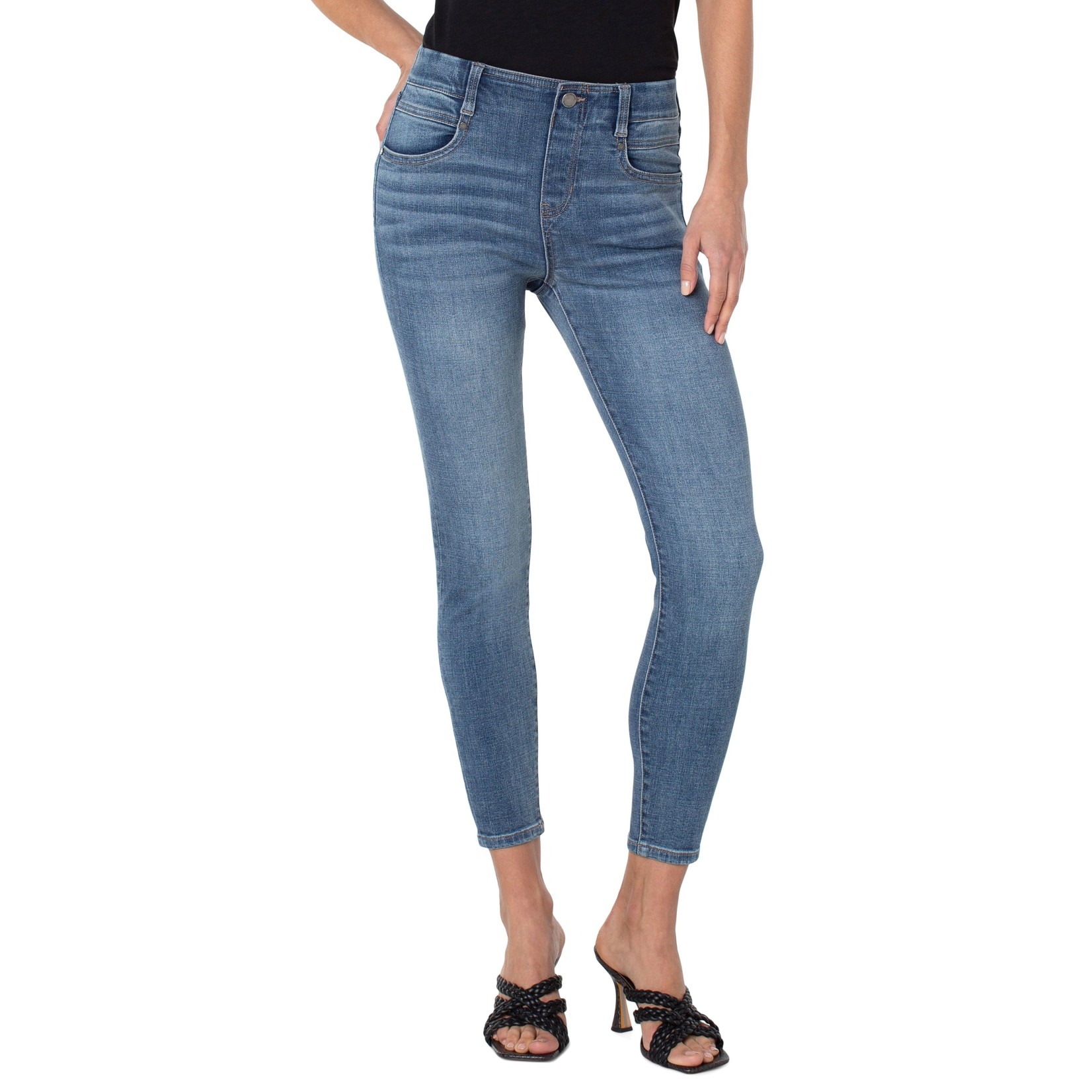 Liverpool Gia Glider Crop Skinny 27"