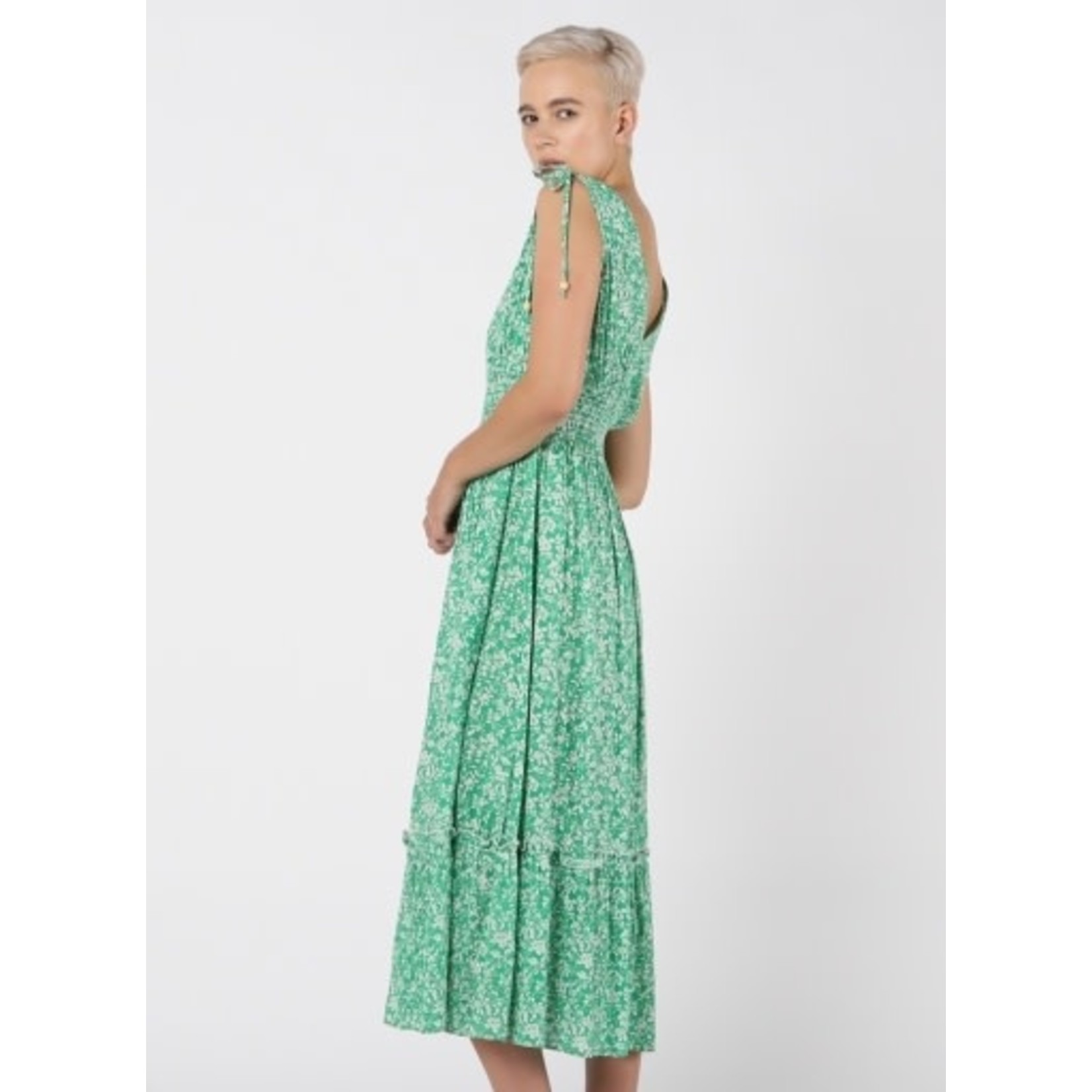 Dex Clothing Floral Print Maxi Dress