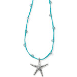 Brighton Brighton Blue Water Crochet Petite Starfish Necklace