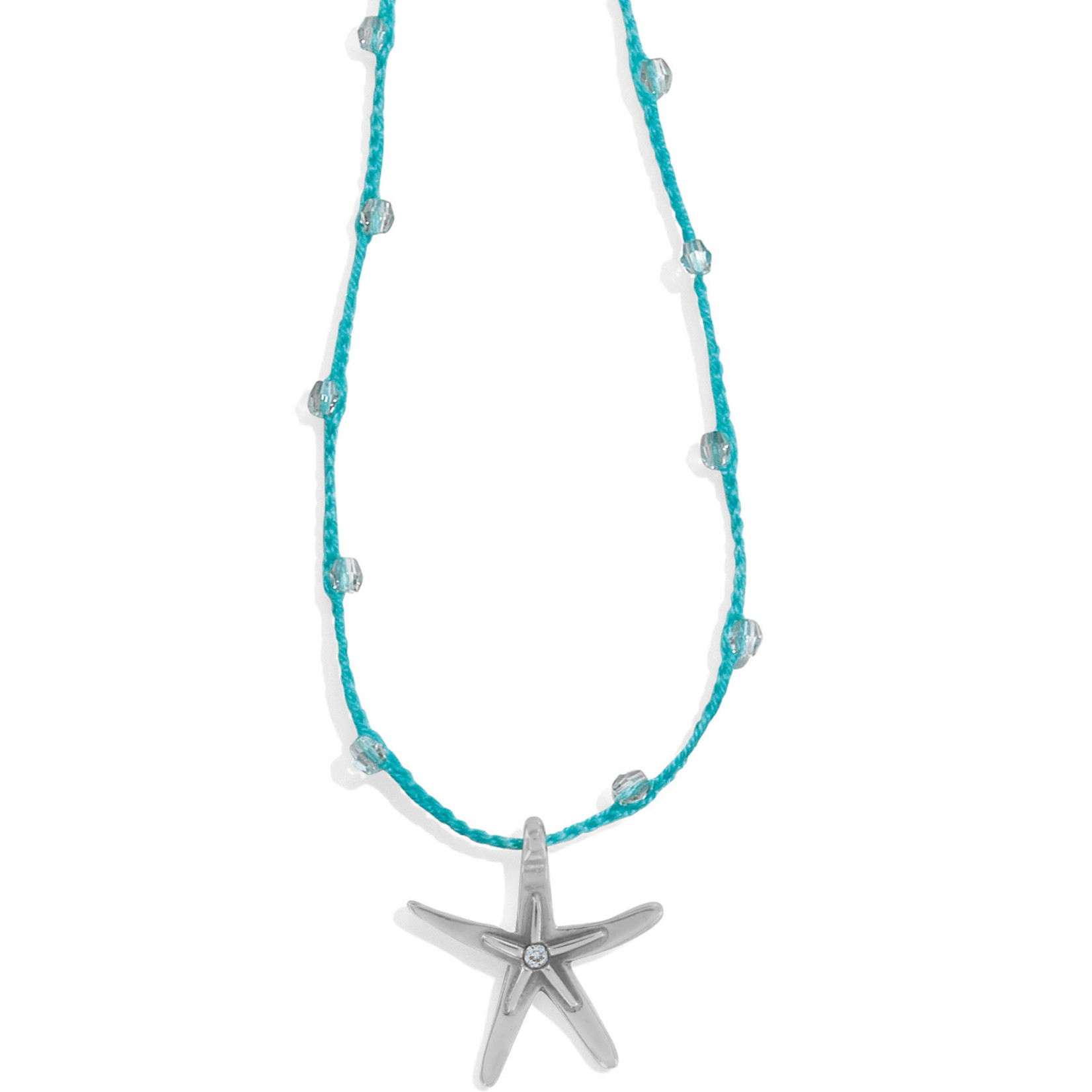 Brighton Brighton Blue Water Crochet Petite Starfish Necklace