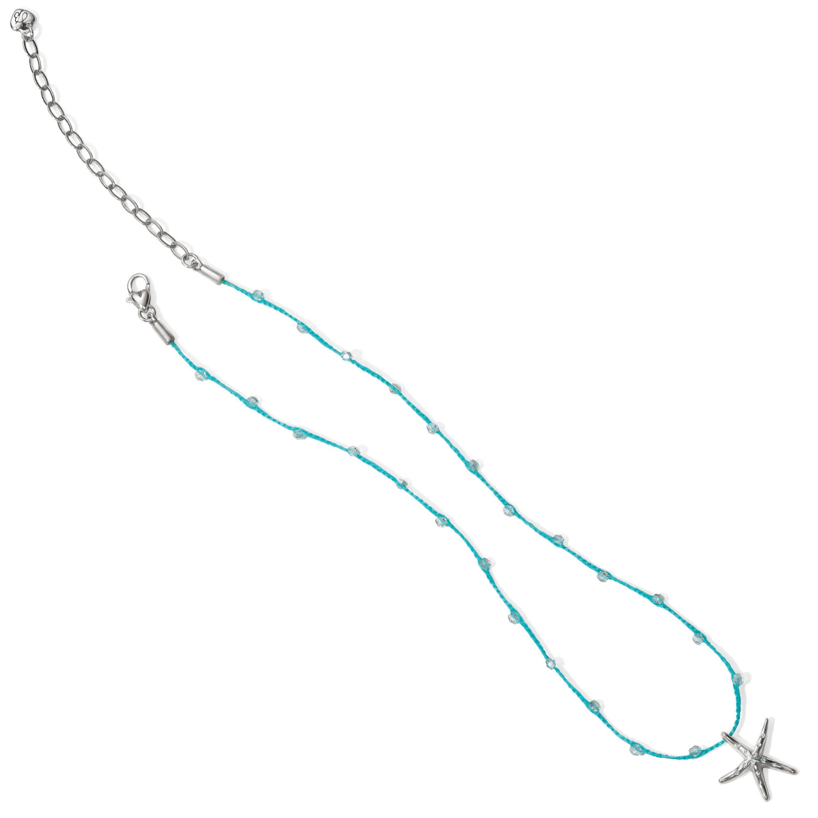 Brighton Brighton Blue Water Crochet Petite Starfish Necklace