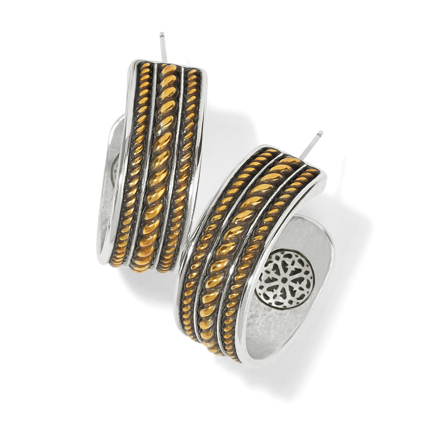 Brighton Monete Wide Hoop Earrings