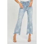 Risen High Rise Star Straight Jeans