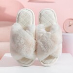 Driftwood Fluffy Slippers