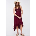 La Miel Boho Crochet Maxi Dress