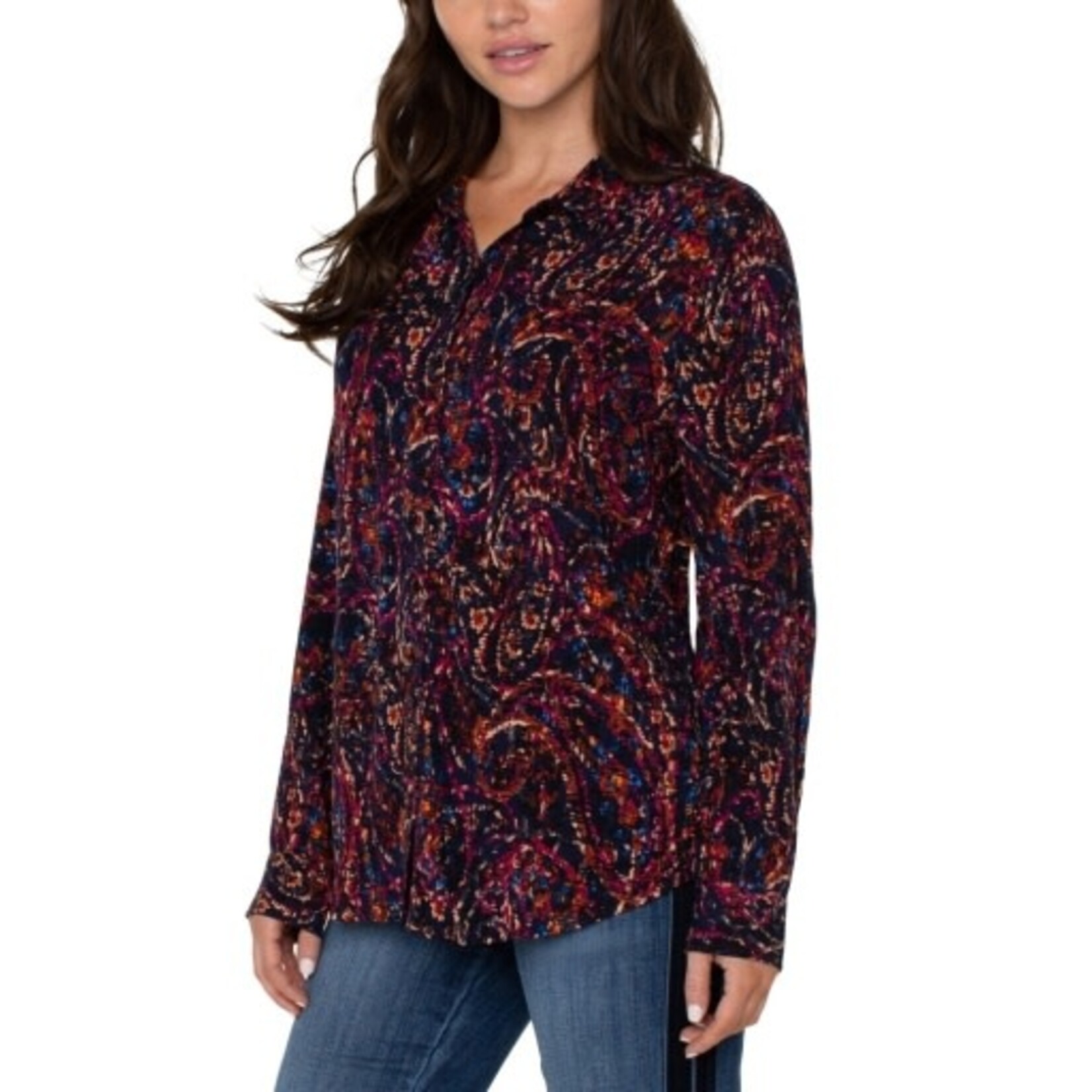 Liverpool Los Angeles Woven Blouse