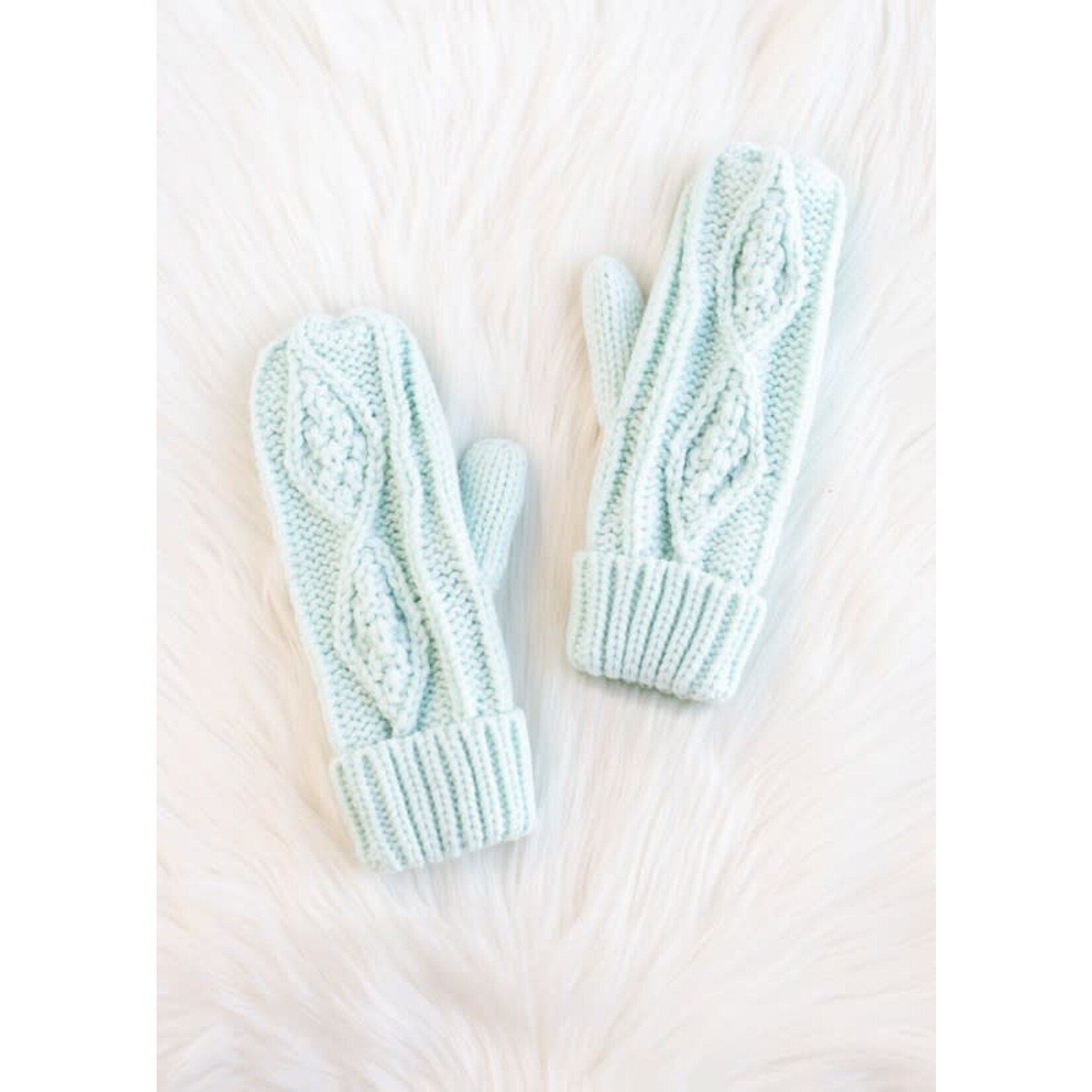 Panache Cable Knit Mittens
