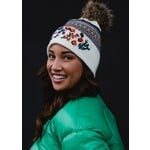 Panache Luxe Patterned w/ Floral Cuff Hat