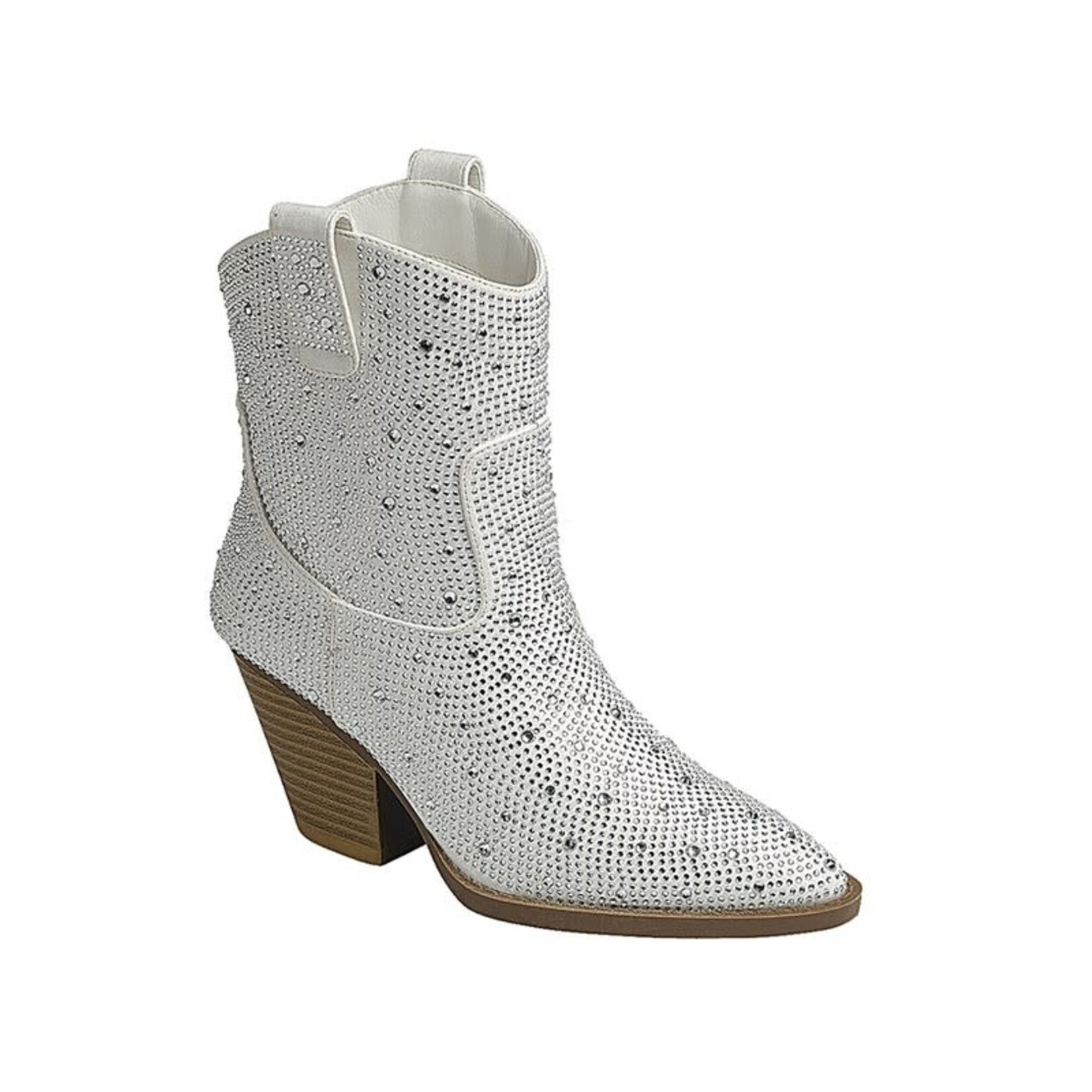 Let's See Style Rhinestone Western Boots