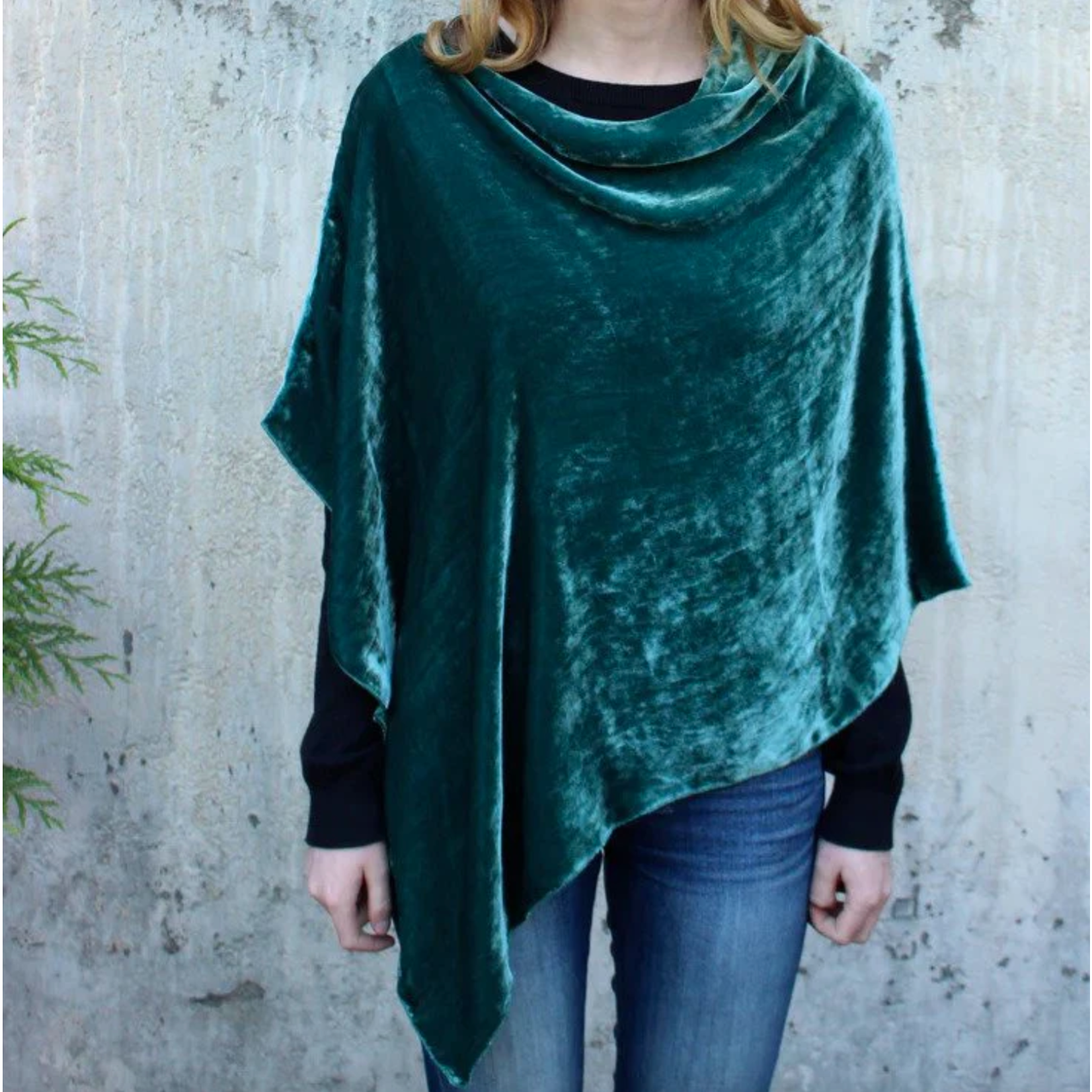 dana herbert Velvet Poncho