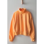 Trend Notes Mineral Wash Quarter Zip Sweatshirt