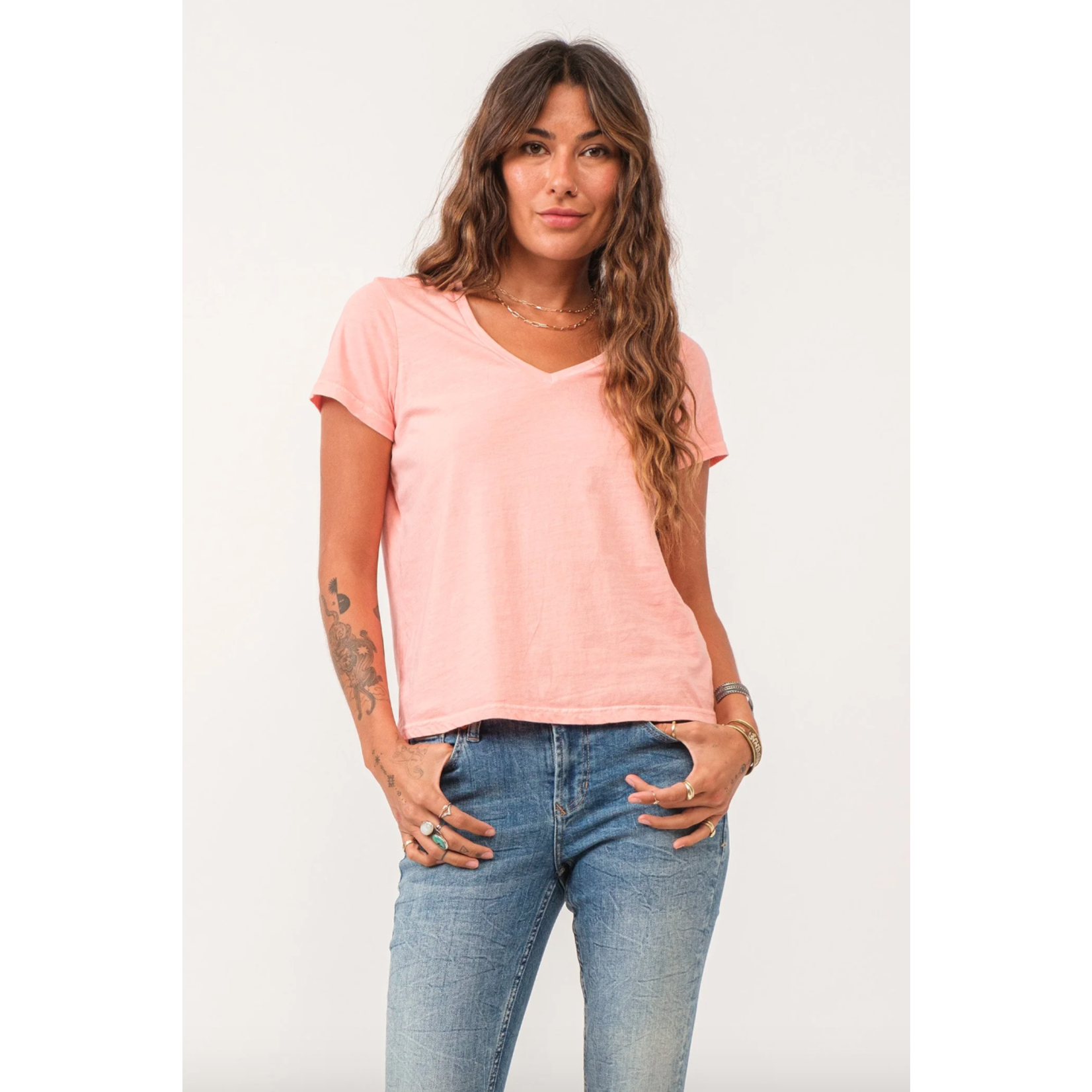 Dear John Denim Madelyn V-Neck T-Shirt