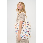 SM Wardrobe Rooster Print Tote Bag