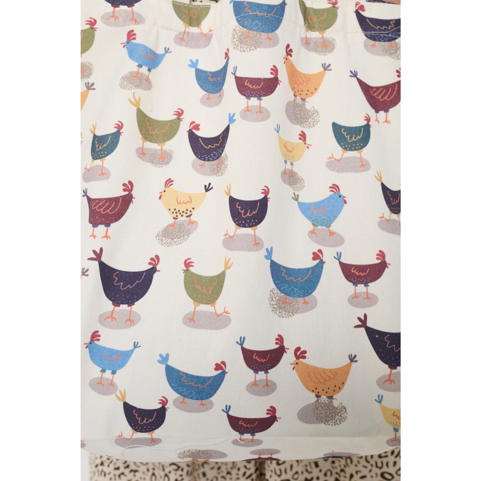 SM Wardrobe Rooster Print Tote Bag