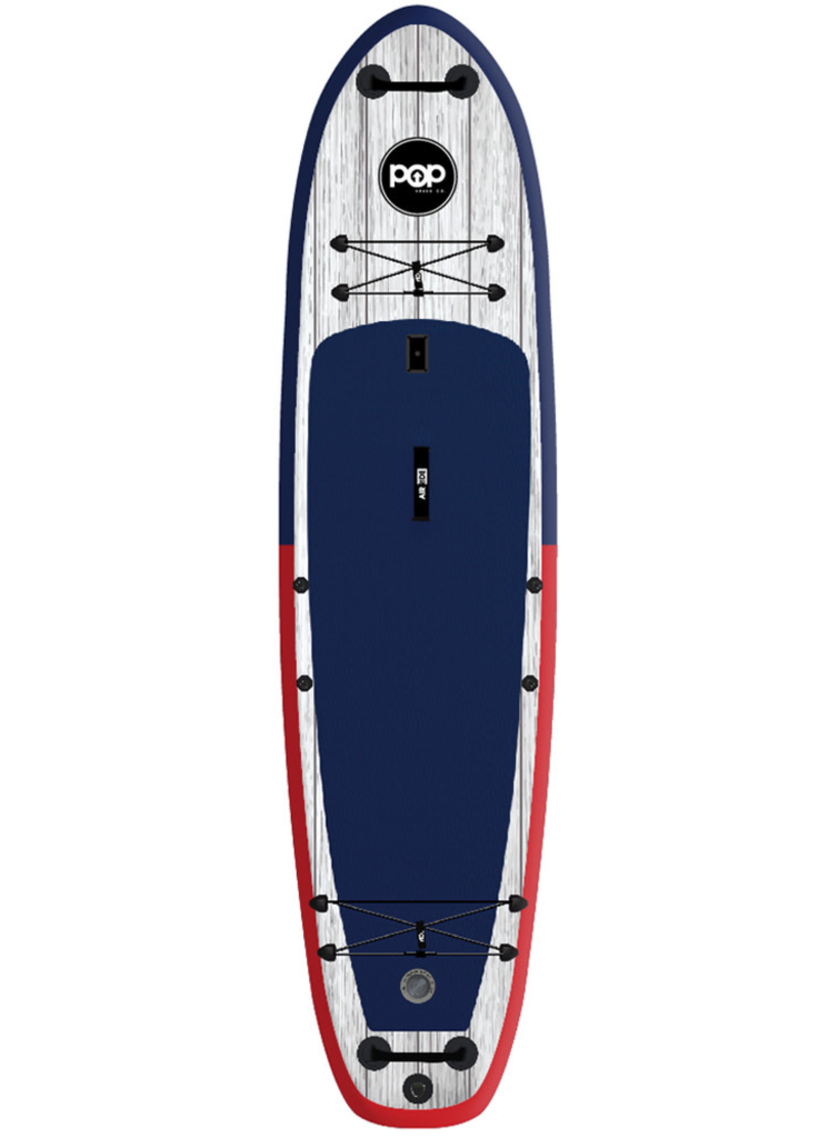 pOp BOARD CO. El Capitan 11’6'' Inflatable SUP Red/Blue