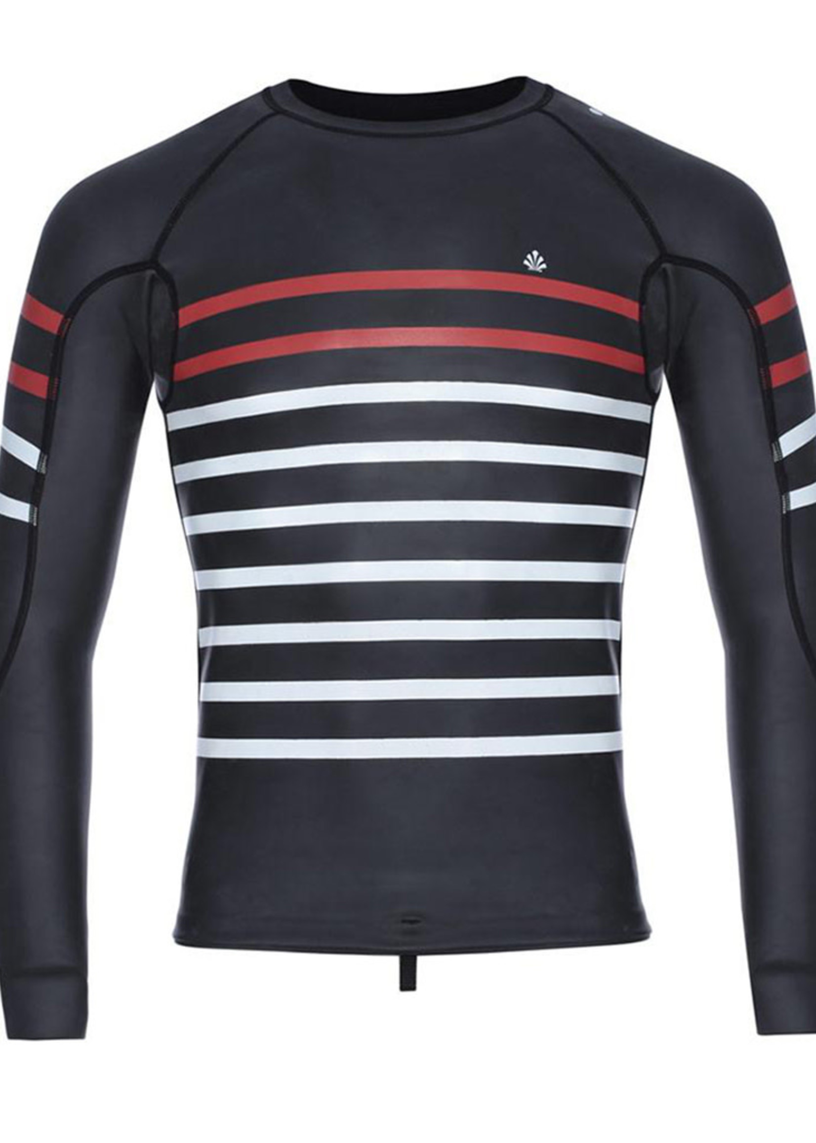 Saint Jacques NOÉ - Long Sleeve Stripe Wetsuit Top 2 mm