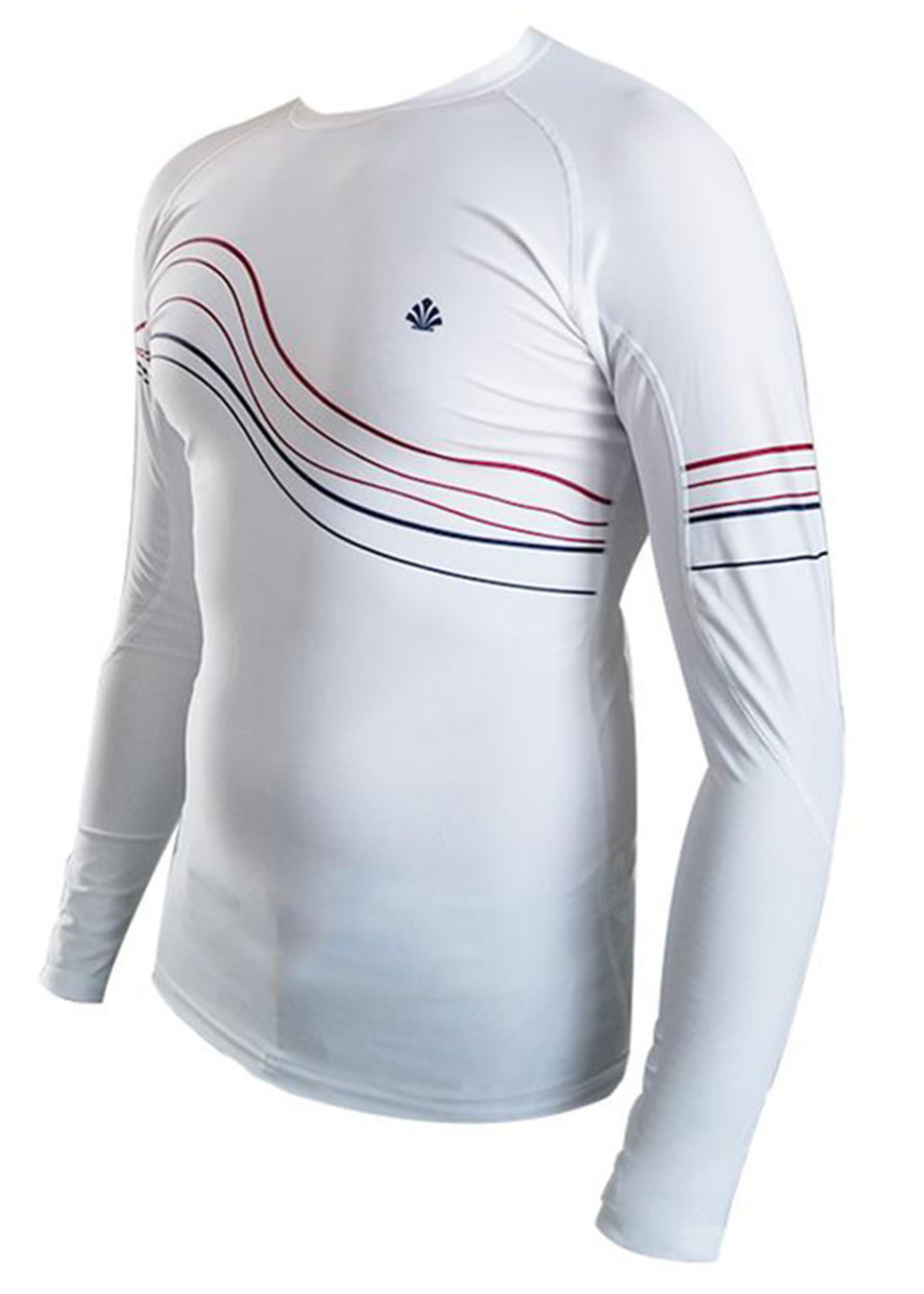 Saint Jacques Lycra Long Sleeve Waves UV Protection Shirts - Men
