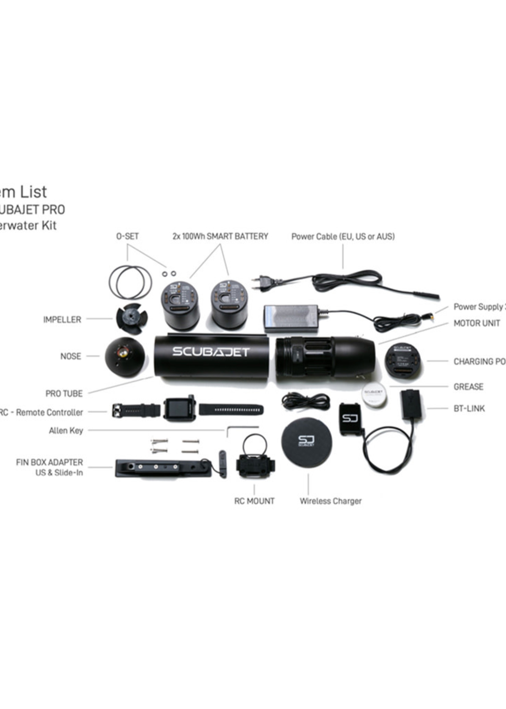 ScubaJet Pro Underwater Kit